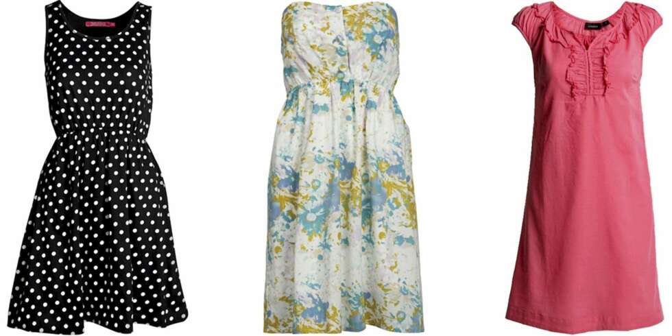FRA VENSTRE: Indiska (kr 149), Vero Moda (kr 259,95), Lindex (kr 399). FRA VENSTRE: Indiska (kr 149), Vero Moda (kr 259,95), Lindex (kr 399).