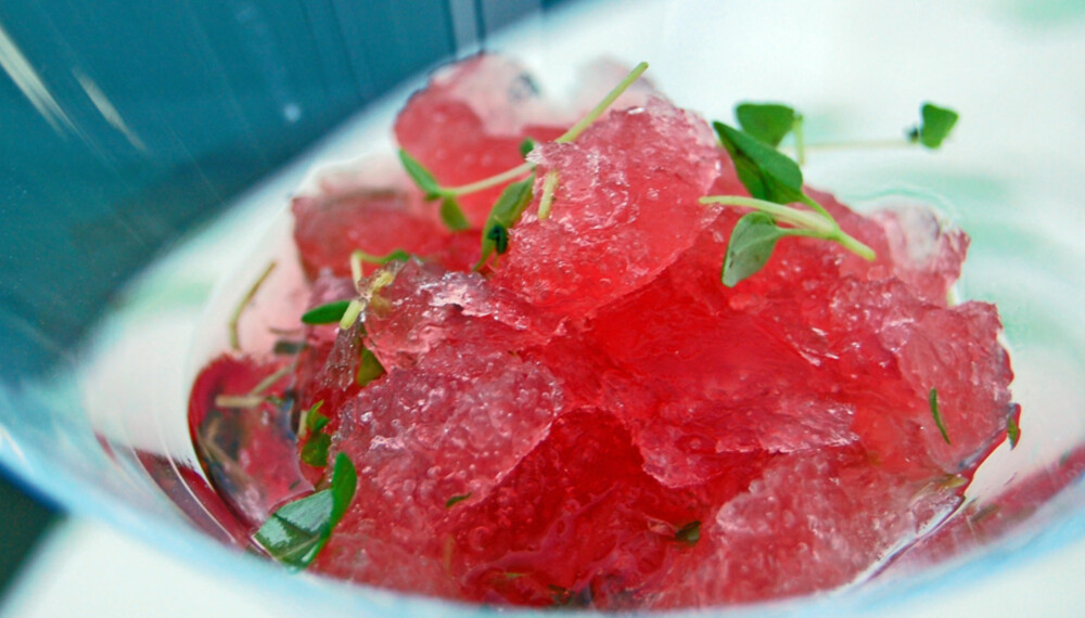 HVILERETT: Forfriskende hvilerett på rosévin. HVILERETT: Forfriskende hvilerett på rosévin.