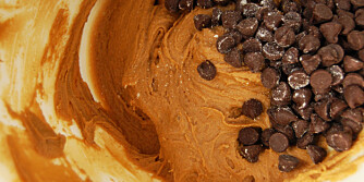 DEIG: Cookies med sjokoladebiter. DEIG: Cookies med sjokoladebiter.