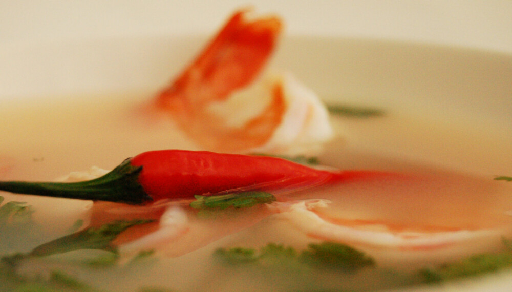 TOM YUM: Den beste thaisuppen. TOM YUM: Den beste thaisuppen.