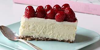 OPPSKRIFT PÅ CHEESE CAKE: Her er Manuelas fantastiske cheese cake. OPPSKRIFT PÅ CHEESE CAKE: Her er Manuelas fantastiske cheese cake.