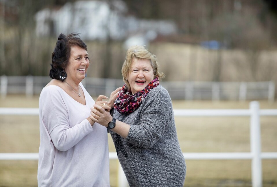 DET GODE LIV: Unni (t.v.) og Rannveig ble begge født på Mysen og videre adoptert bort. I voksen alder har de funnet hverandre. DET GODE LIV: Unni (t.v.) og Rannveig ble begge født på Mysen og videre adoptert bort. I voksen alder har de funnet hverandre.
