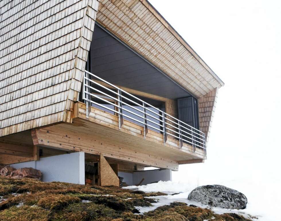 EGEN STIL: Arkitekttegnet hytte på Hardangervidda. EGEN STIL: Arkitekttegnet hytte på Hardangervidda.