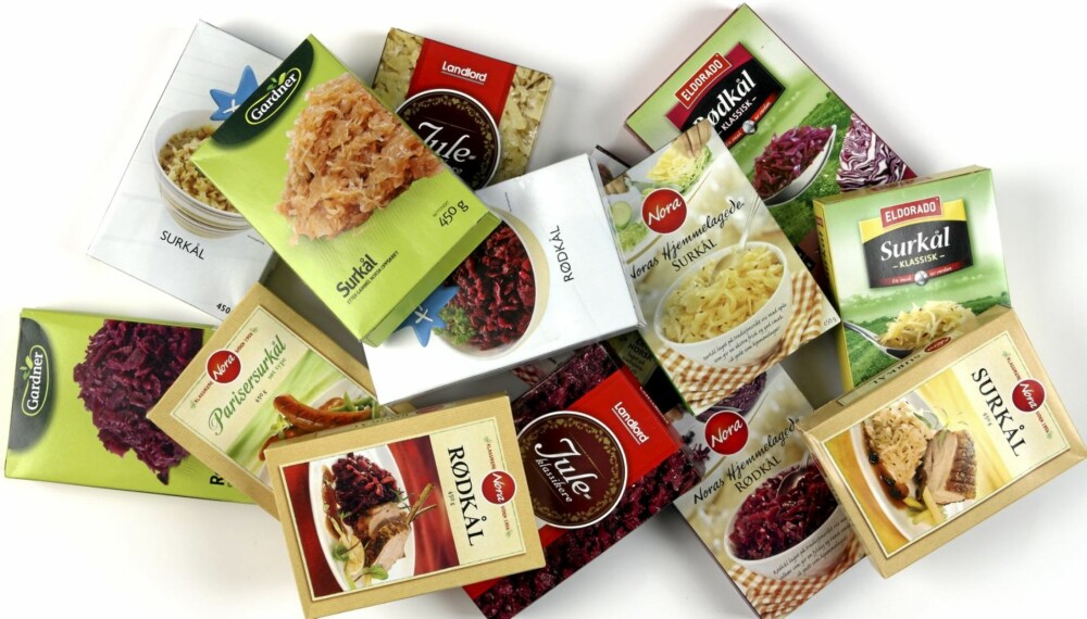 TEST: DinKost.no har vurdert næringsinnholdet i 14 kålprodukter til julemiddagen. TEST: DinKost.no har vurdert næringsinnholdet i 14 kålprodukter til julemiddagen.