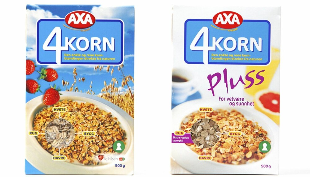 VINNER: Vi har testet 12 ulike frokostblandinger. 4-kornsblandingene fra AXA ble best i test. VINNER: Vi har testet 12 ulike frokostblandinger. 4-kornsblandingene fra AXA ble best i test.