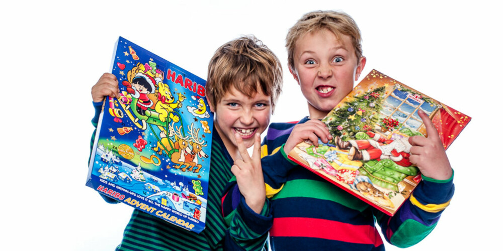 KALENDER-NISSENE: Runar og Steffen liker best kalendere som kan spises. KALENDER-NISSENE: Runar og Steffen liker best kalendere som kan spises.
