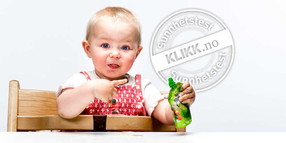 DENNE VAR GOD!: Aurora Braaten Schumann (1) synes denne fruktmosen fra Nestlé smakte godt. DENNE VAR GOD!: Aurora Braaten Schumann (1) synes denne fruktmosen fra Nestlé smakte godt.