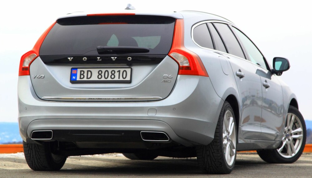 GJERRIGST: V60 D6 AWD plugin hybrid er den gjerrigste bilen med firehjulsdrift som vi har testet. GJERRIGST: V60 D6 AWD plugin hybrid er den gjerrigste bilen med firehjulsdrift som vi har testet.