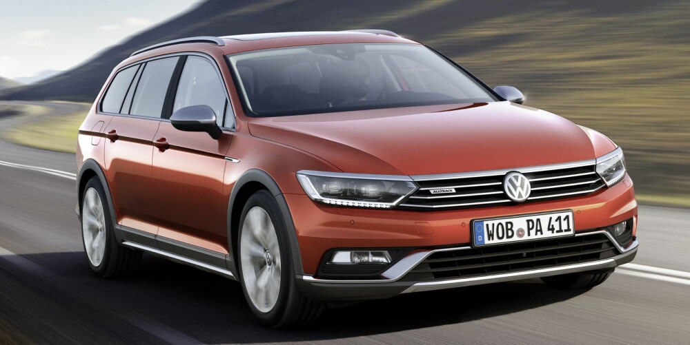 KOMMER: VW Passat Alltrack. FOTO: Produsent KOMMER: VW Passat Alltrack. FOTO: Produsent