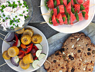 SUNT OG GODT: Deilige retter til sommerens grillkvelder. SUNT OG GODT: Deilige retter til sommerens grillkvelder.