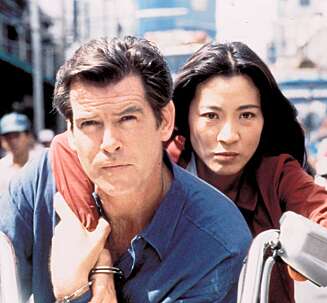 Michelle Yeoh alias Wai Lin i «Tomorrow Never Dies». Michelle Yeoh alias Wai Lin i «Tomorrow Never Dies».