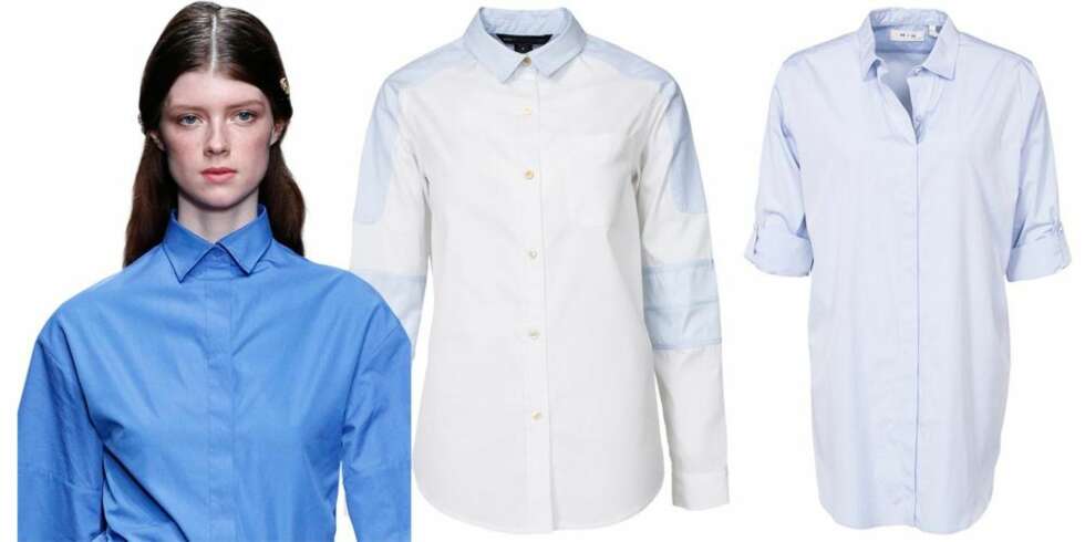 MYKT OG ELEGANT: Fra venstre: Skjorte fra Marc By Marc Jacobs, kr 2795. Skjorte fra MIH Jeans, kr 1795. MYKT OG ELEGANT: Fra venstre: Skjorte fra Marc By Marc Jacobs, kr 2795. Skjorte fra MIH Jeans, kr 1795.
