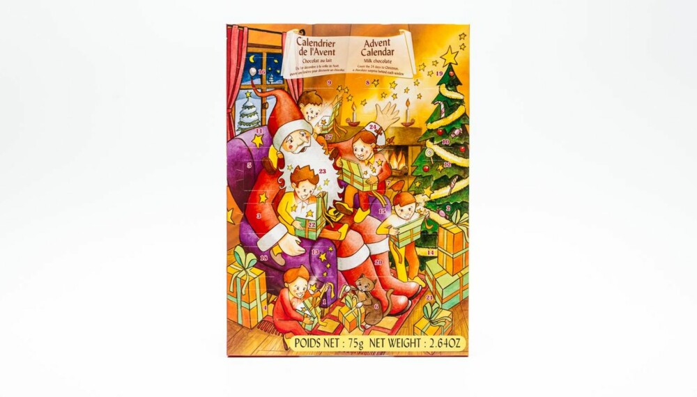 TEST AV JULEKALENDERE: Sjokoladekalender med julemotiv TEST AV JULEKALENDERE: Sjokoladekalender med julemotiv