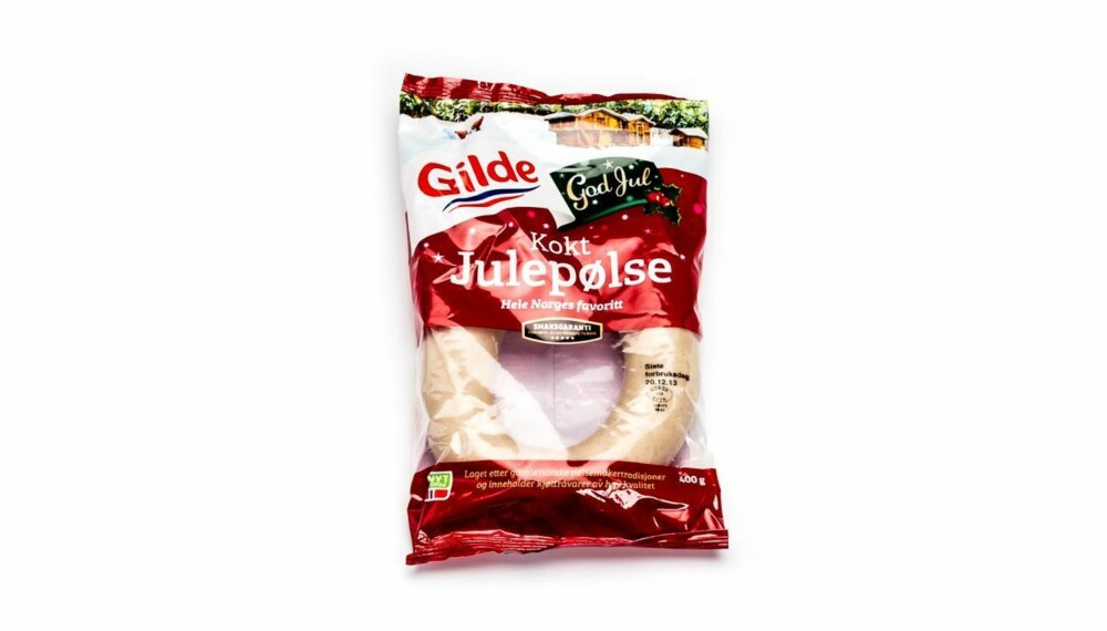 TEST AV JULEPØLSER: Gilde kokt julepølse TEST AV JULEPØLSER: Gilde kokt julepølse