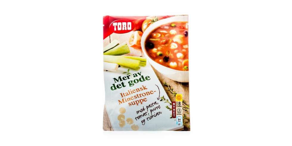 TEST AV POSESUPPER: Toro italiensk minestronesuppe. TEST AV POSESUPPER: Toro italiensk minestronesuppe.