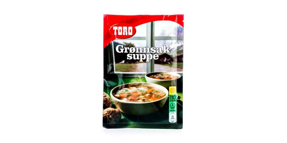 TEST AV POSESUPPE: Toro Grønnsakssuppe. TEST AV POSESUPPE: Toro Grønnsakssuppe.