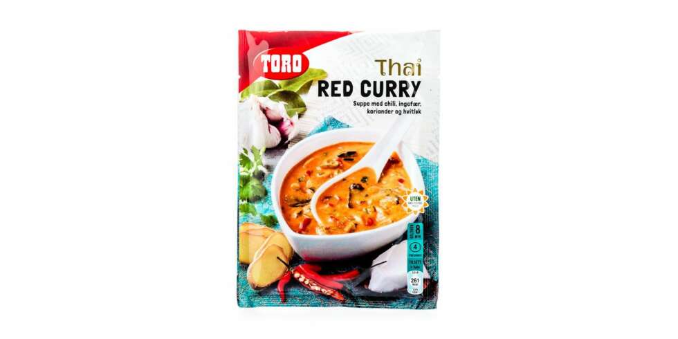 TEST AV POSESUPPE: Toro Thai red curry. TEST AV POSESUPPE: Toro Thai red curry.