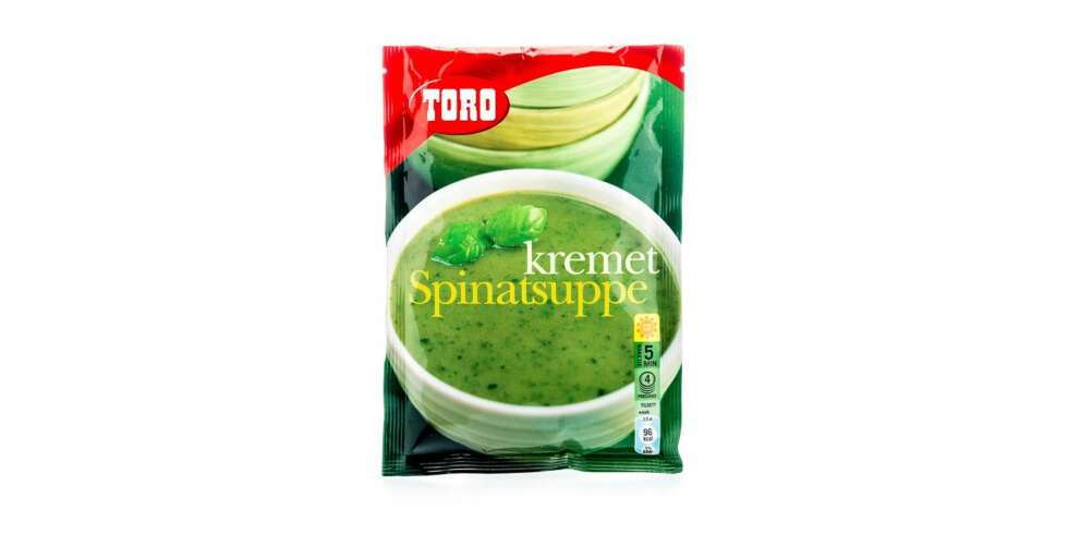 TEST AV POSESUPPE: Toro Kremet spinatsuppe. TEST AV POSESUPPE: Toro Kremet spinatsuppe.