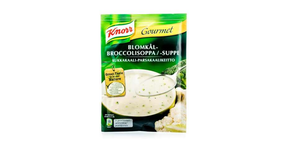 TEST AV POSESUPPE: Knorr gourmet Blomkål- og brokkolisuppe. TEST AV POSESUPPE: Knorr gourmet Blomkål- og brokkolisuppe.