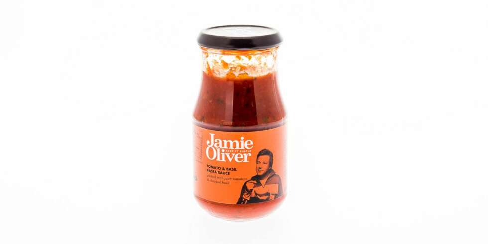 TEST AV PASTASAUS: Jamie Oliver Tomato & Basil Pasta Sauce. TEST AV PASTASAUS: Jamie Oliver Tomato & Basil Pasta Sauce.