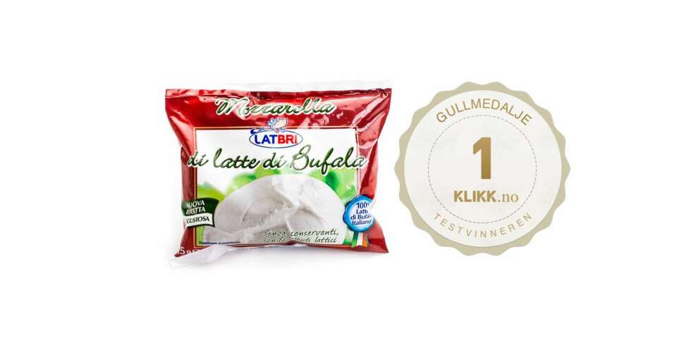 TEST AV PIZZAOST: Lat Bri mozzarella av bøffelmelk TEST AV PIZZAOST: Lat Bri mozzarella av bøffelmelk