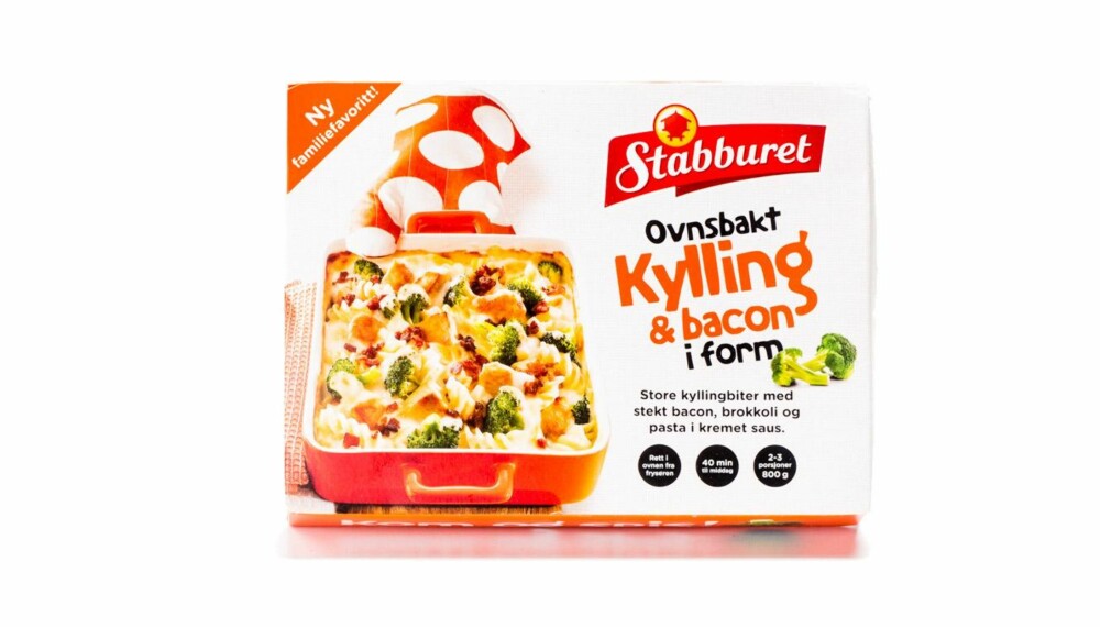 TEST AV FERDIGMAT: Stabburet ovnsbakt kylling og bacon i form. TEST AV FERDIGMAT: Stabburet ovnsbakt kylling og bacon i form.