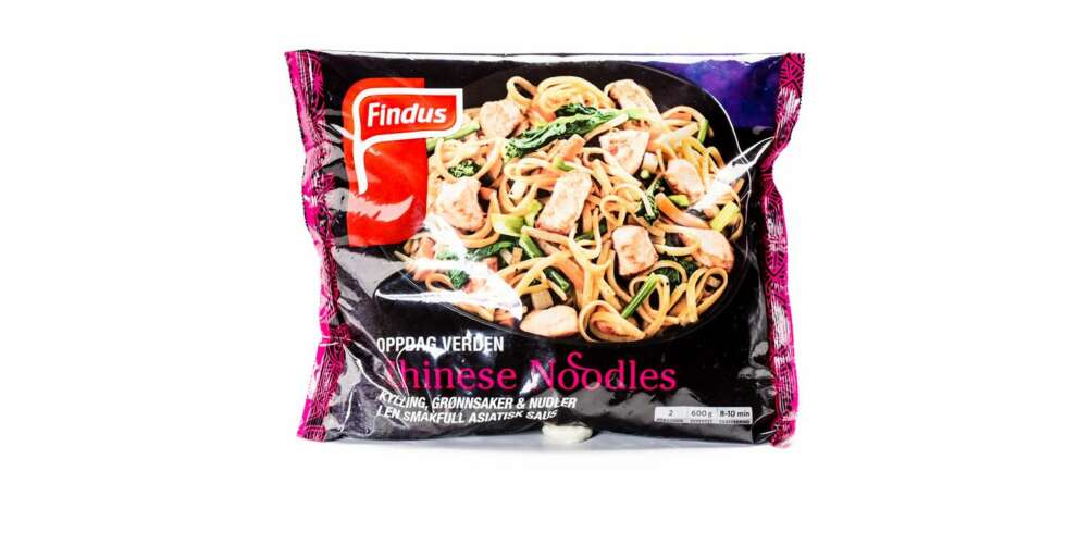 TEST AV FERDIGMAT: Findus Chinese Noodles. TEST AV FERDIGMAT: Findus Chinese Noodles.