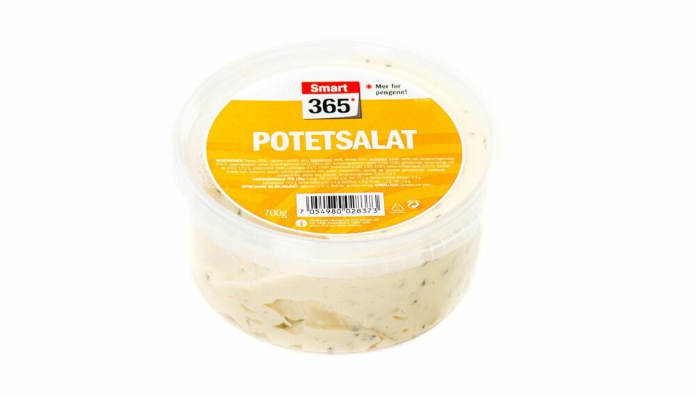 TEST AV POTETSALAT: Smart 365 potetsalat. TEST AV POTETSALAT: Smart 365 potetsalat.