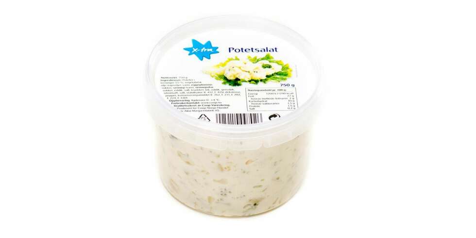 TEST AV POTETSALAT: Xtra potetsalat. TEST AV POTETSALAT: Xtra potetsalat.