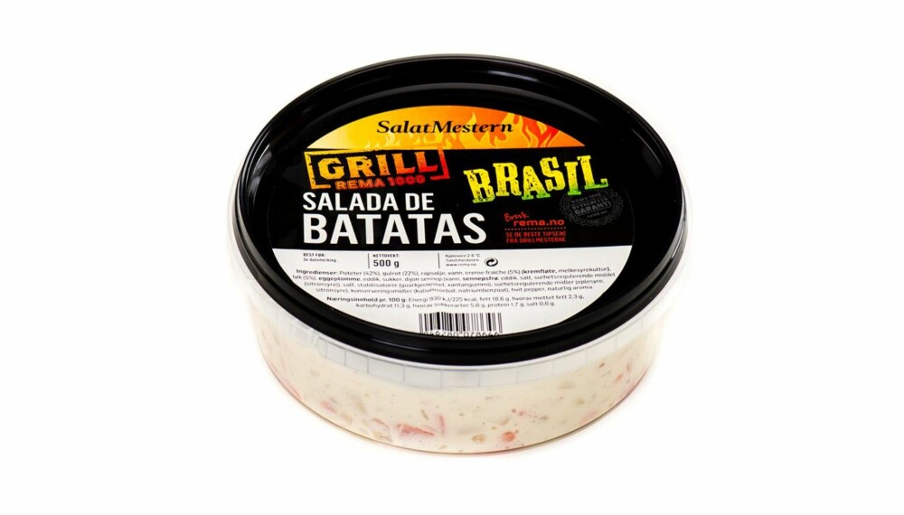 TEST AV POTETSALAT: Salada de Batatas fra Salatmestern. TEST AV POTETSALAT: Salada de Batatas fra Salatmestern.
