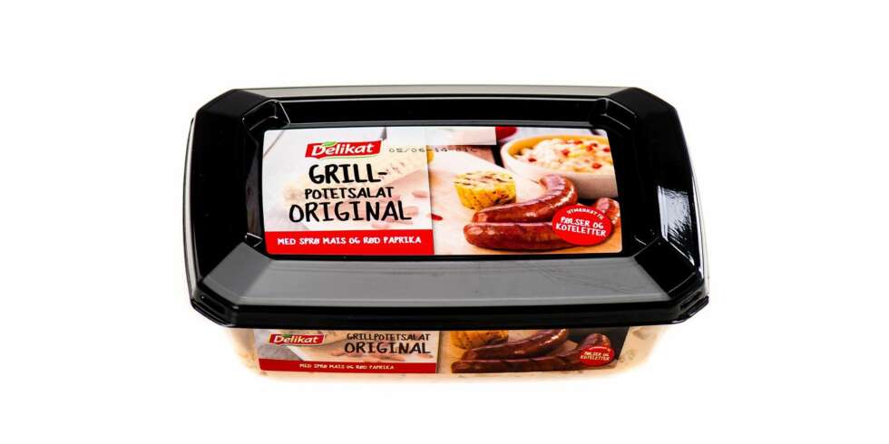 TEST AV POTETSALAT: Delikat grillpotetsalat original. TEST AV POTETSALAT: Delikat grillpotetsalat original.
