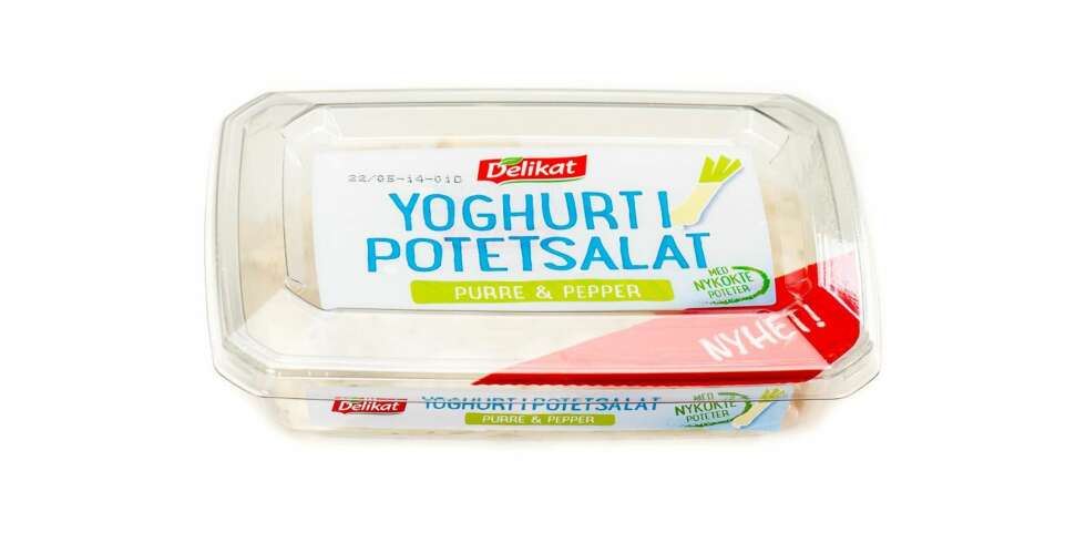 TEST AV POTETSALAT: Delikat yoghurt i potetsalat. TEST AV POTETSALAT: Delikat yoghurt i potetsalat.