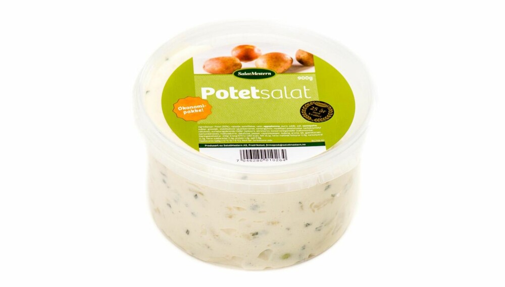 TEST AV POTETSALAT: Salatmestern potetsalat. TEST AV POTETSALAT: Salatmestern potetsalat.