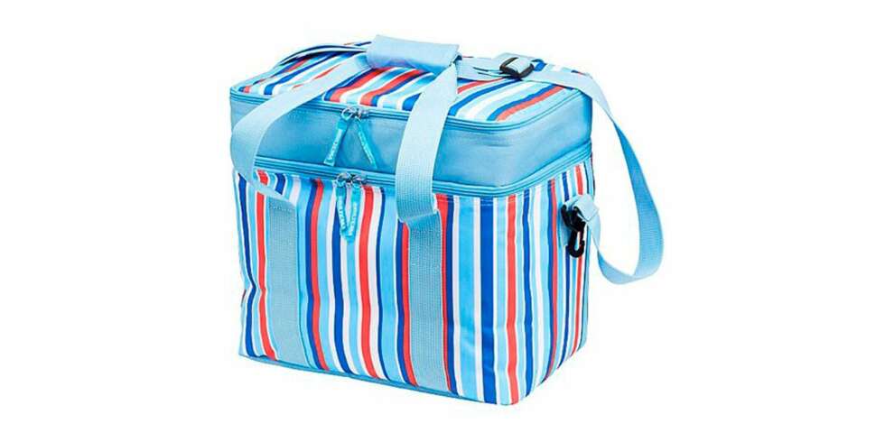 TEST AV KJØLEBAGER: Biltema soft kjølebag 21 liter, kr 99,90. TEST AV KJØLEBAGER: Biltema soft kjølebag 21 liter, kr 99,90.