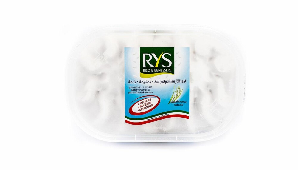 TEST AV ALTERNATIV IS: Rys Valsoia vaniljeis (ris-is). TEST AV ALTERNATIV IS: Rys Valsoia vaniljeis (ris-is).