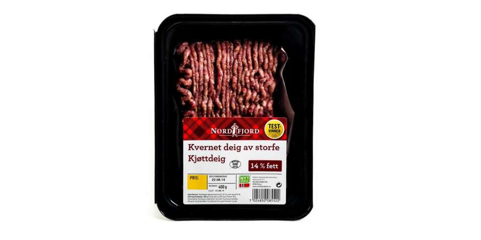 TEST AV KJØTTDEIG: Nordfjord kvernet deig av storfe TEST AV KJØTTDEIG: Nordfjord kvernet deig av storfe