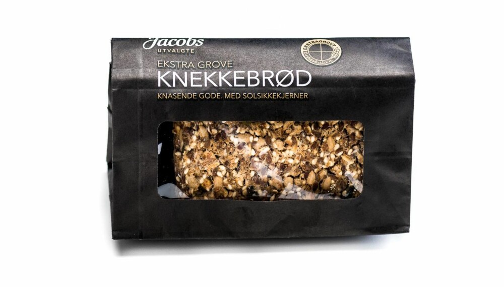 TEST AV KNEKKEBRØD: Jacobs utvalgte ekstra grove knekkebrød. TEST AV KNEKKEBRØD: Jacobs utvalgte ekstra grove knekkebrød.