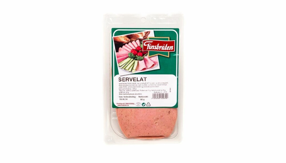 TEST AV SERVELAT: Finsbråten servelat. TEST AV SERVELAT: Finsbråten servelat.