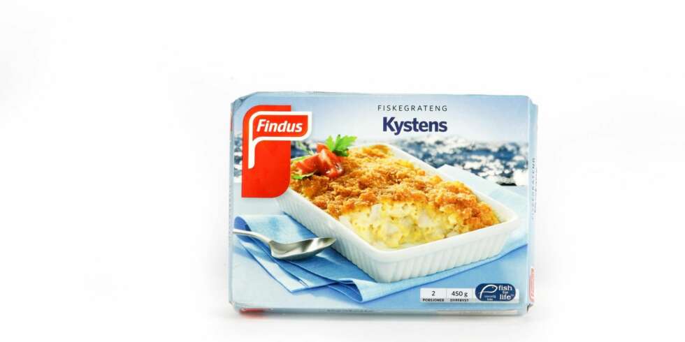 TEST AV FIKSEGRATENG: Findus Kystens fiskegrateng. TEST AV FIKSEGRATENG: Findus Kystens fiskegrateng.