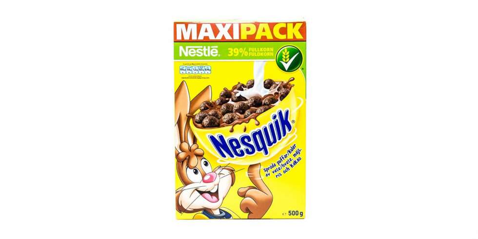 TEST AV FROKOSTBLANDING: Nesquik sprø kuler av hvete, ris, mais og kakao. TEST AV FROKOSTBLANDING: Nesquik sprø kuler av hvete, ris, mais og kakao.