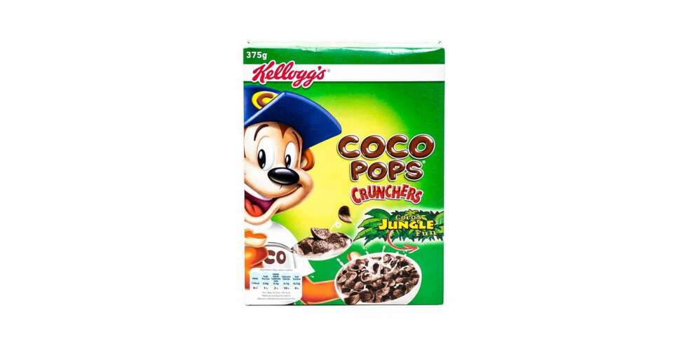 TEST AV FROKOSTBLANDING: Kelloggs Cocopops crunchers. TEST AV FROKOSTBLANDING: Kelloggs Cocopops crunchers.