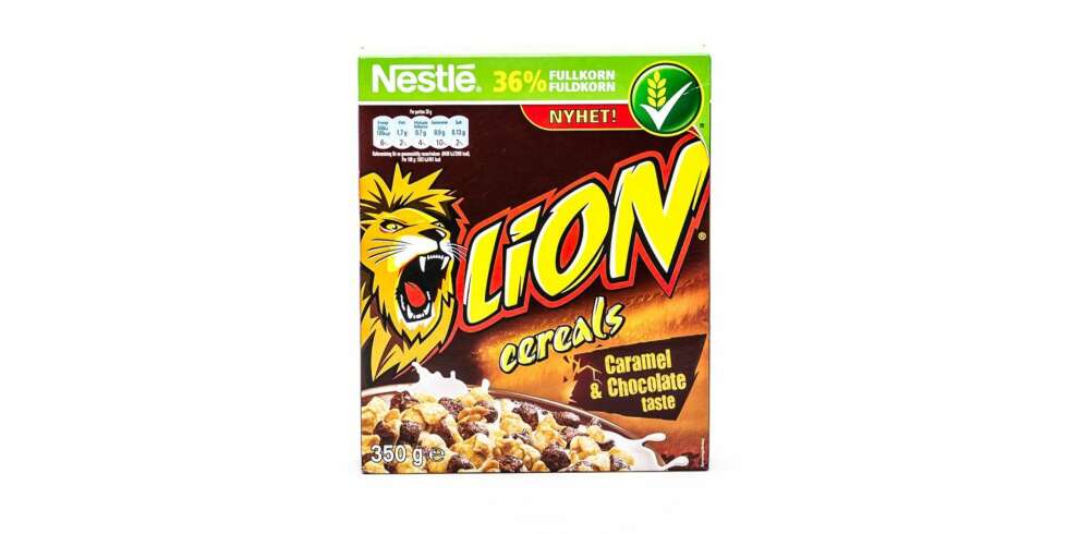 TEST AV FROKOSTBLANDING: Nestlé Lion cereals caramel & chocolate taste. TEST AV FROKOSTBLANDING: Nestlé Lion cereals caramel & chocolate taste.