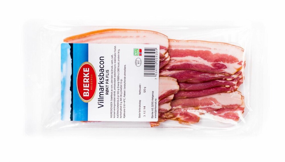 TEST AV BACON: Bjerke villmarksbacon. TEST AV BACON: Bjerke villmarksbacon.