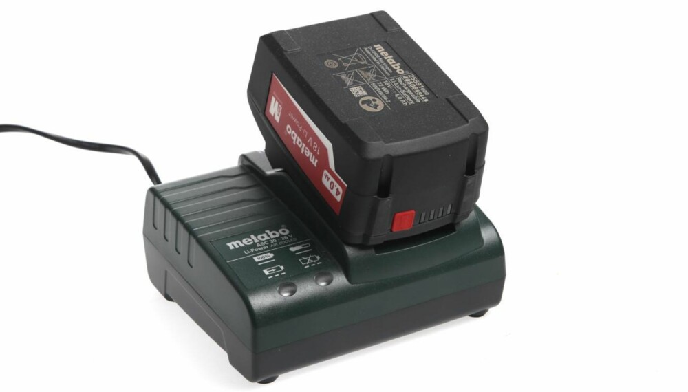 Test: Lader og batteri fra Metabo Test: Lader og batteri fra Metabo