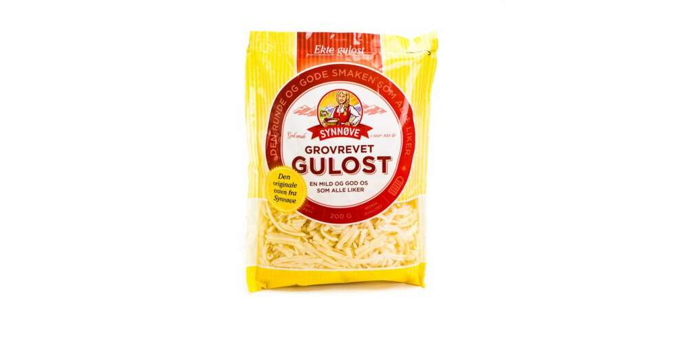 TEST AV PIZZAOST: Synnøve grovrevet gulost TEST AV PIZZAOST: Synnøve grovrevet gulost