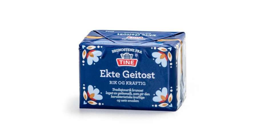 TEST AV BRUNOST: Ekte geitost fra Tine. TEST AV BRUNOST: Ekte geitost fra Tine.
