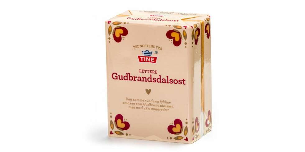 TEST AV BRUNOST: Lettere gudbrandsdalsost fra Tine. TEST AV BRUNOST: Lettere gudbrandsdalsost fra Tine.