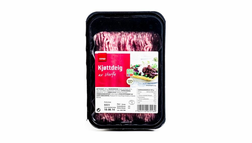 TEST AV KJØTTDEIG: TEST AV KJØTTDEIG: