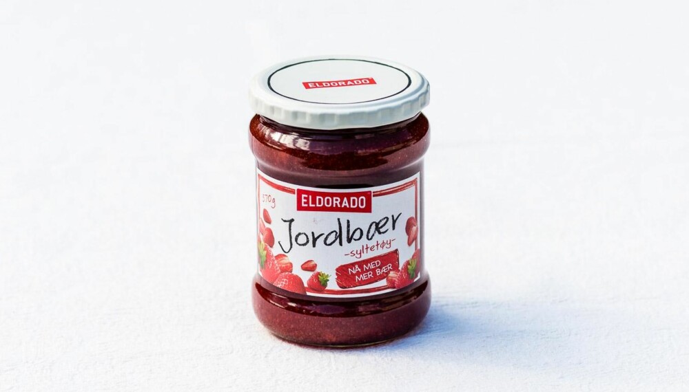 TEST AV JORDBÆRSYLTETØY: Eldorado jordbærsyltetøy TEST AV JORDBÆRSYLTETØY: Eldorado jordbærsyltetøy