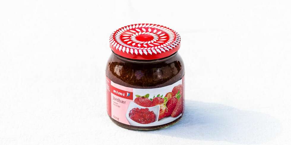 TEST AV JORDBÆRSYLTETØY: Rimi jordbærsyltetøy TEST AV JORDBÆRSYLTETØY: Rimi jordbærsyltetøy